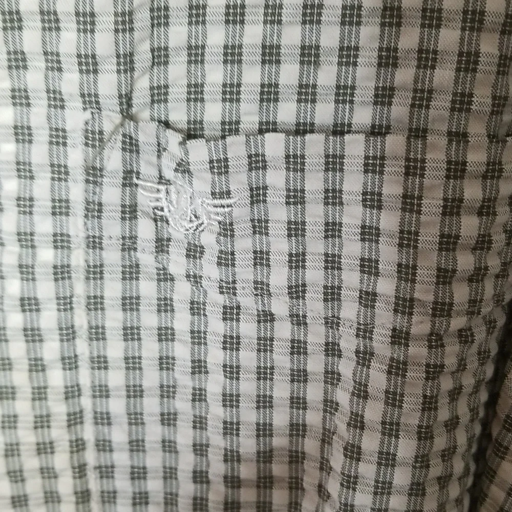 Mens DOCKERS  shortsleeve Button Down Shirt Sz XXL - Picture 3 of 5
